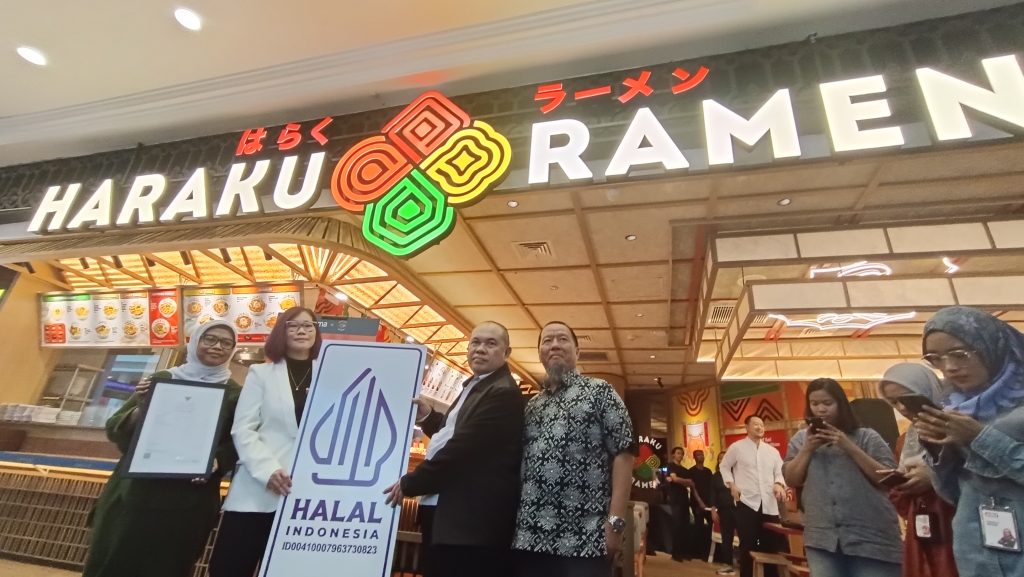 Tak Hanya Buka Gerai Ke-3, Kini Haraku Ramen Kantongi Sertifikat Halal