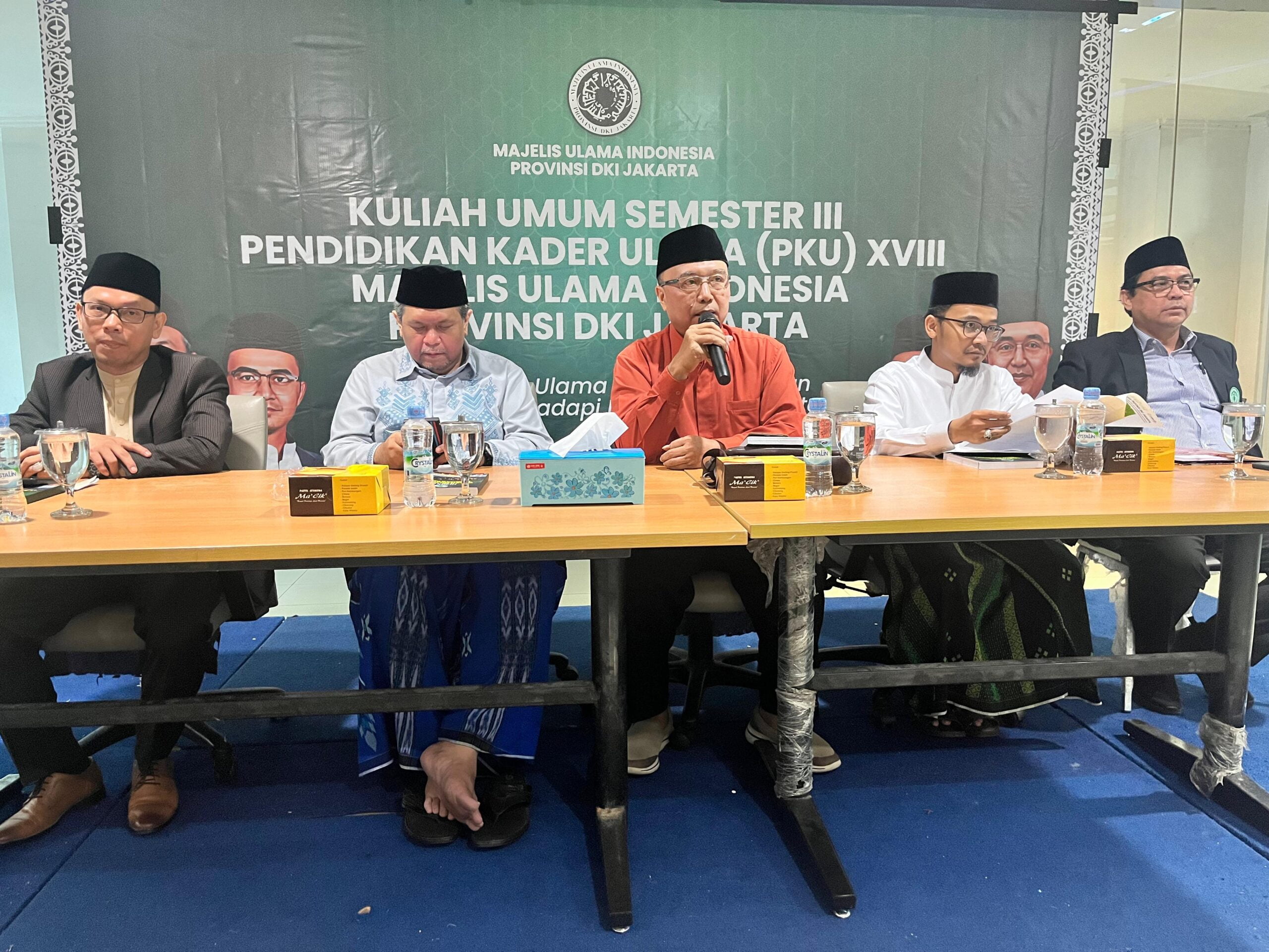 MUI DKI JAKARTA GELAR KULIAH UMUM SEMESTER 3 PKU ANGKATAN XVIII