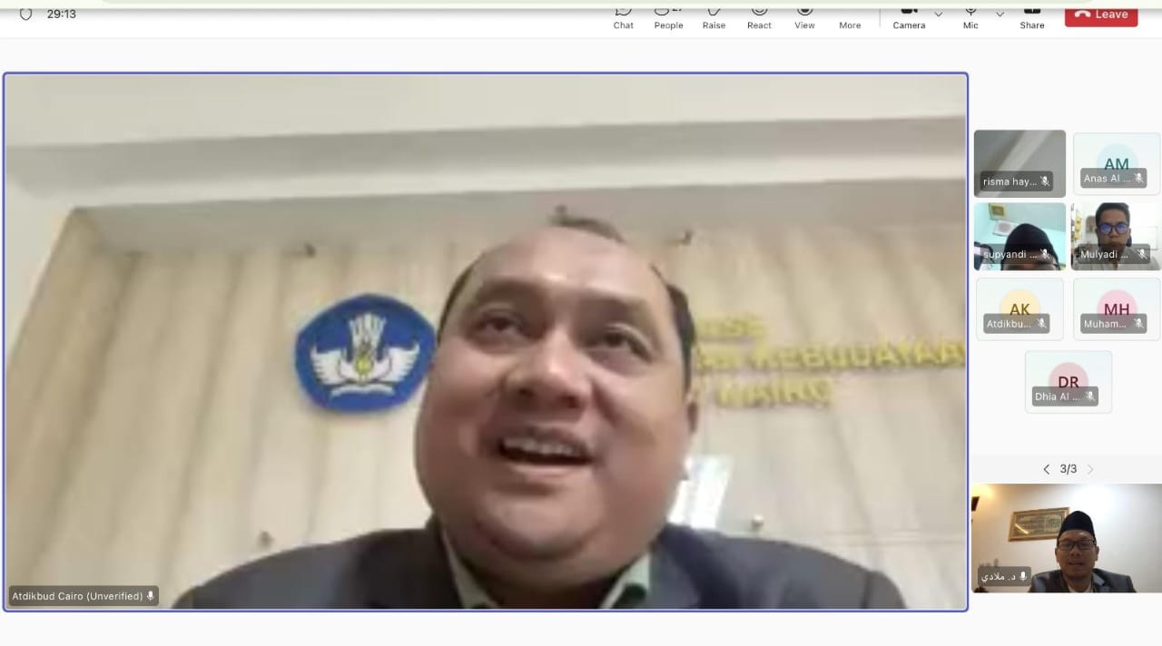 DAUROH ONLINE KERJA SAMA MUI JAKARTA DENGAN AL-AZHAR DITUTUP ATASE PENDIDIKAN & KEBUDAYAAN KBRI KAIRO