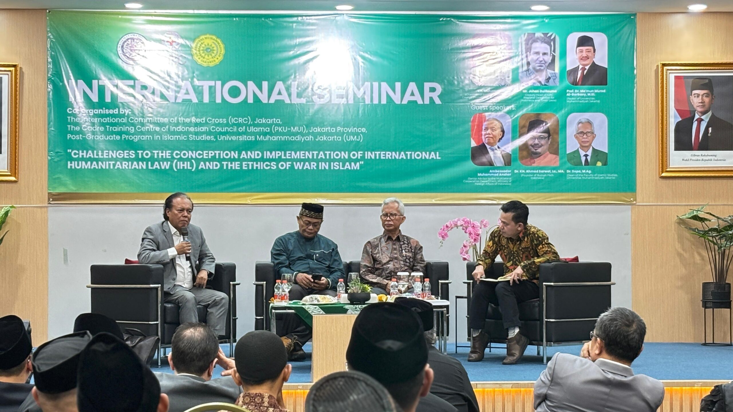 MUI Jakarta dan FAI UMJ Kolaborasi Bersama ICRC Gelar Seminar Internasional Etika Perang Dalam Islam