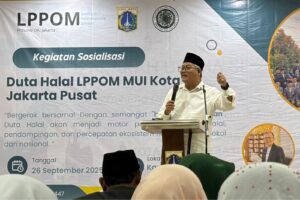 LPPOM MUI DKI Jakarta Gelar Sosialisasi Duta Halal: Hanya 1,2% UMKM Jakarta Tersertifikasi