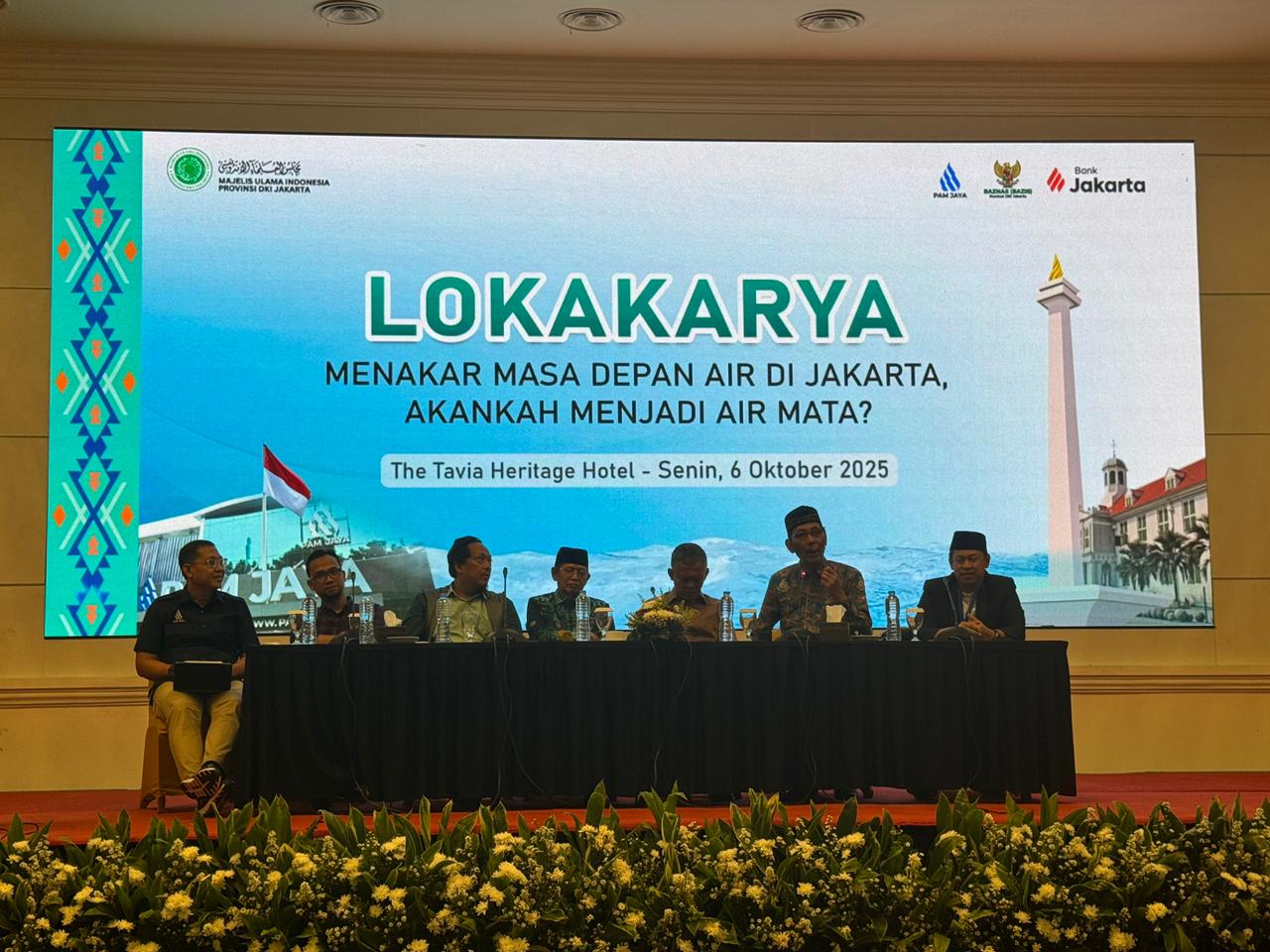 MUI DKI Jakarta Gelar Lokakarya Menakar Masa Depan Air di Jakarta, Akankah Menjadi Air Mata?